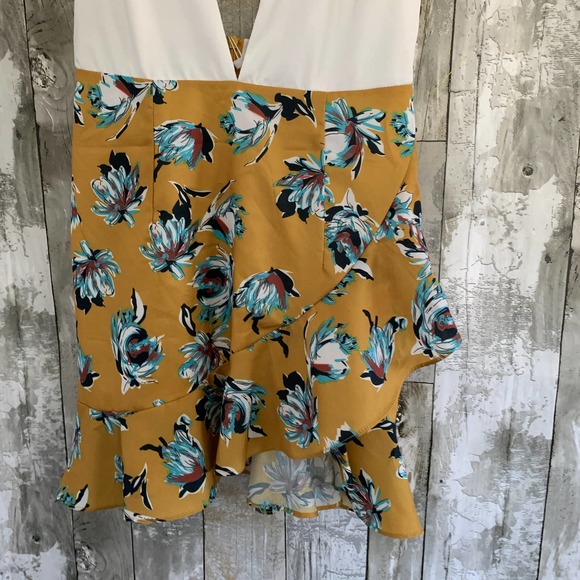 NWT Zaful floral mini dress S - Picture 4 of 7